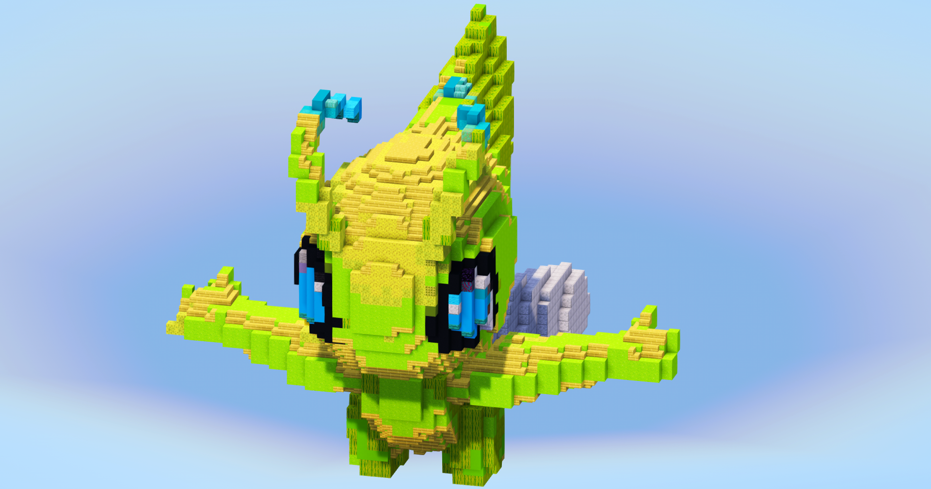 Celebi from Pokemon — Minecraft Build by LeonisBuilds (2)
