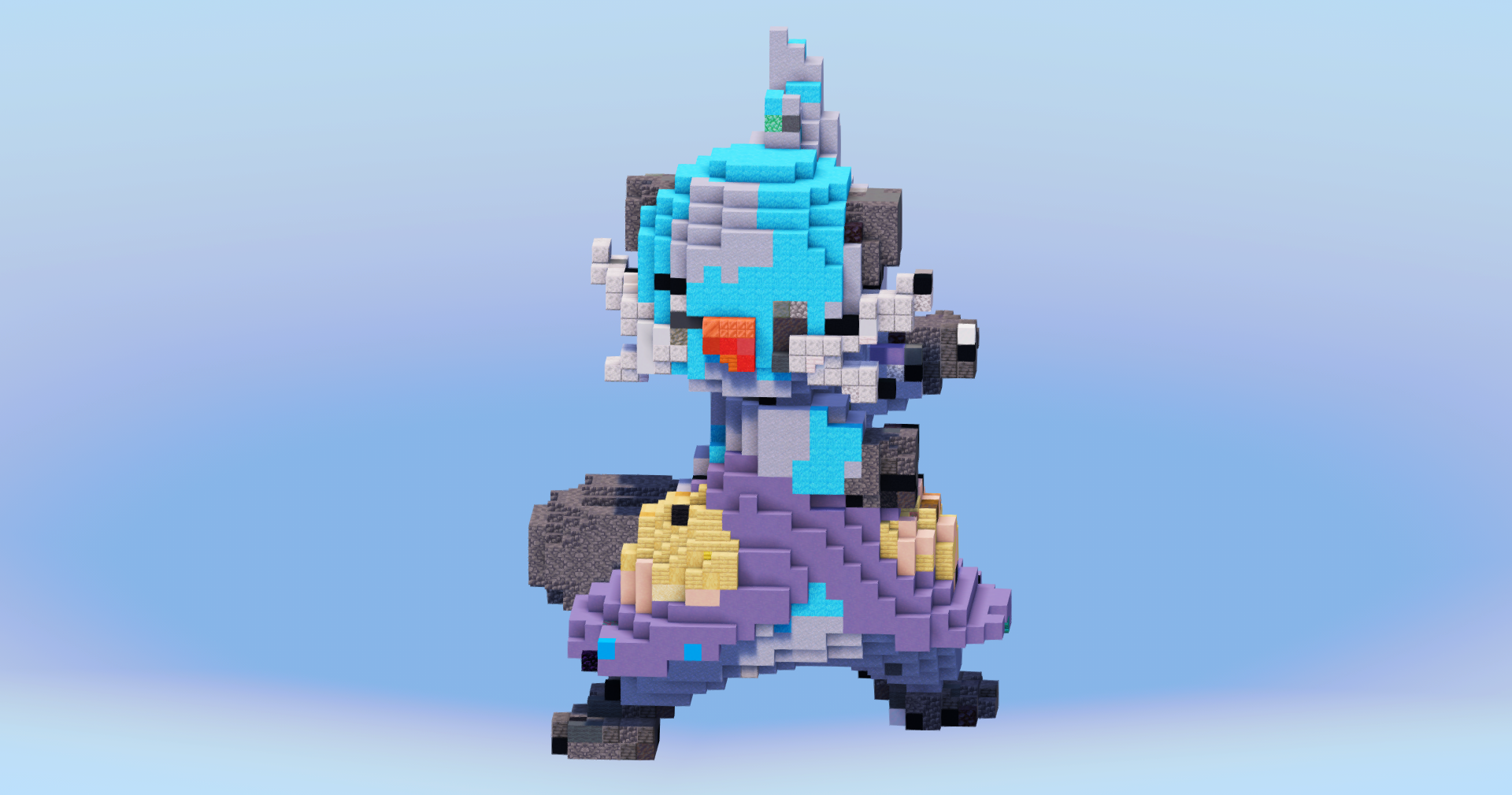 Dewott from Pokemon — Minecraft Build by LeonisBuilds (2)