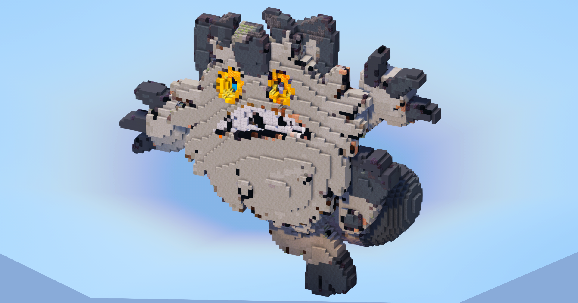 Galarian Meowth — Minecraft Build by LeonisBuilds