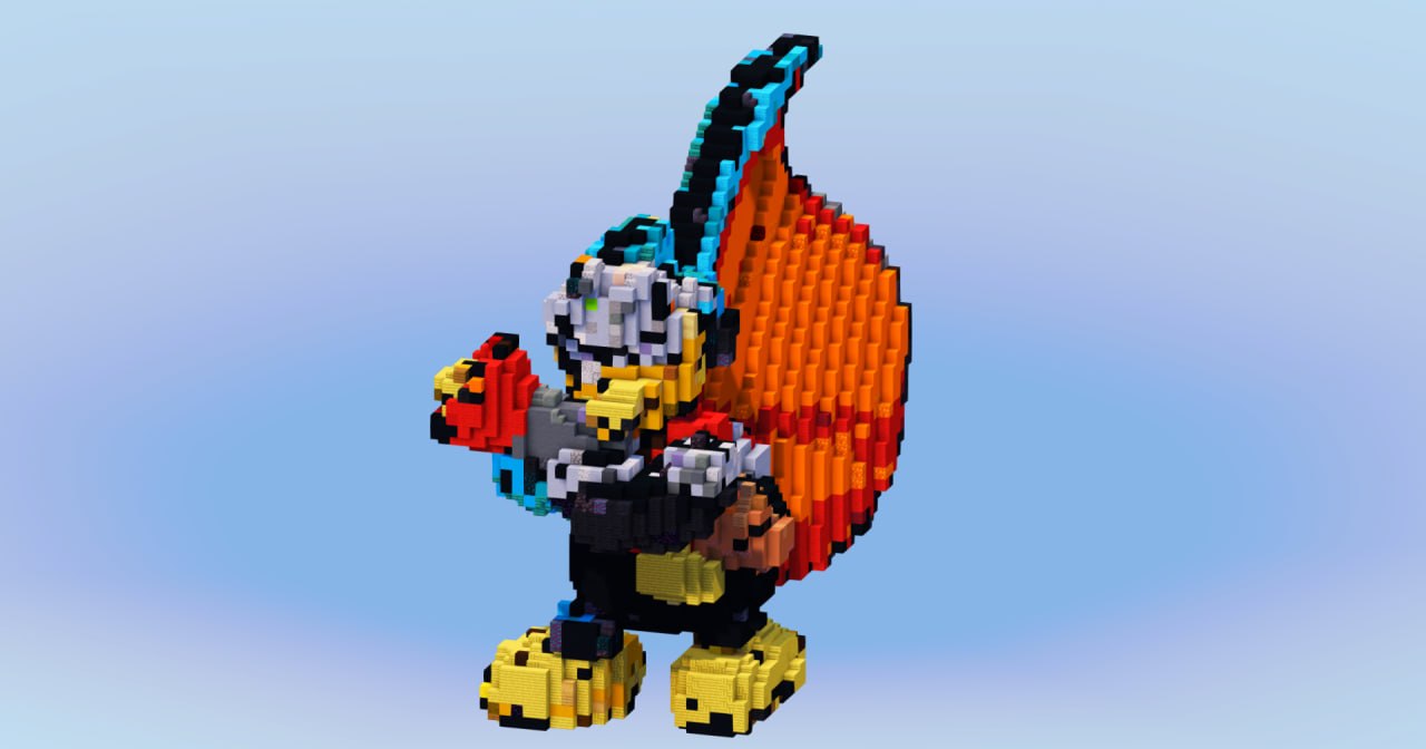 Duck Avenger from Disney Duck Tales and Duck Avenger — Minecraft Build by LeonisBuilds