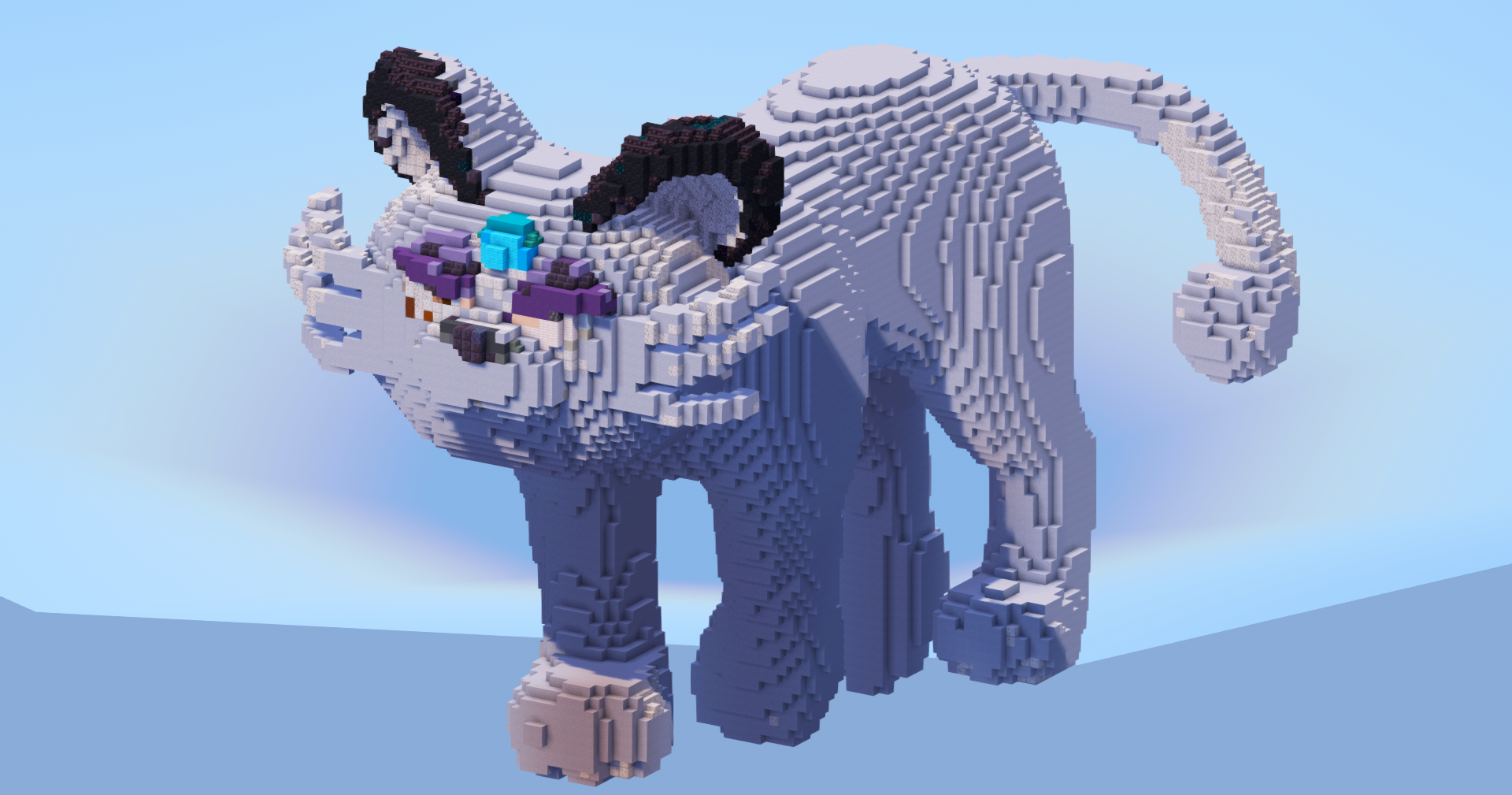 Alolan Persian — Minecraft Build by LeonisBuilds