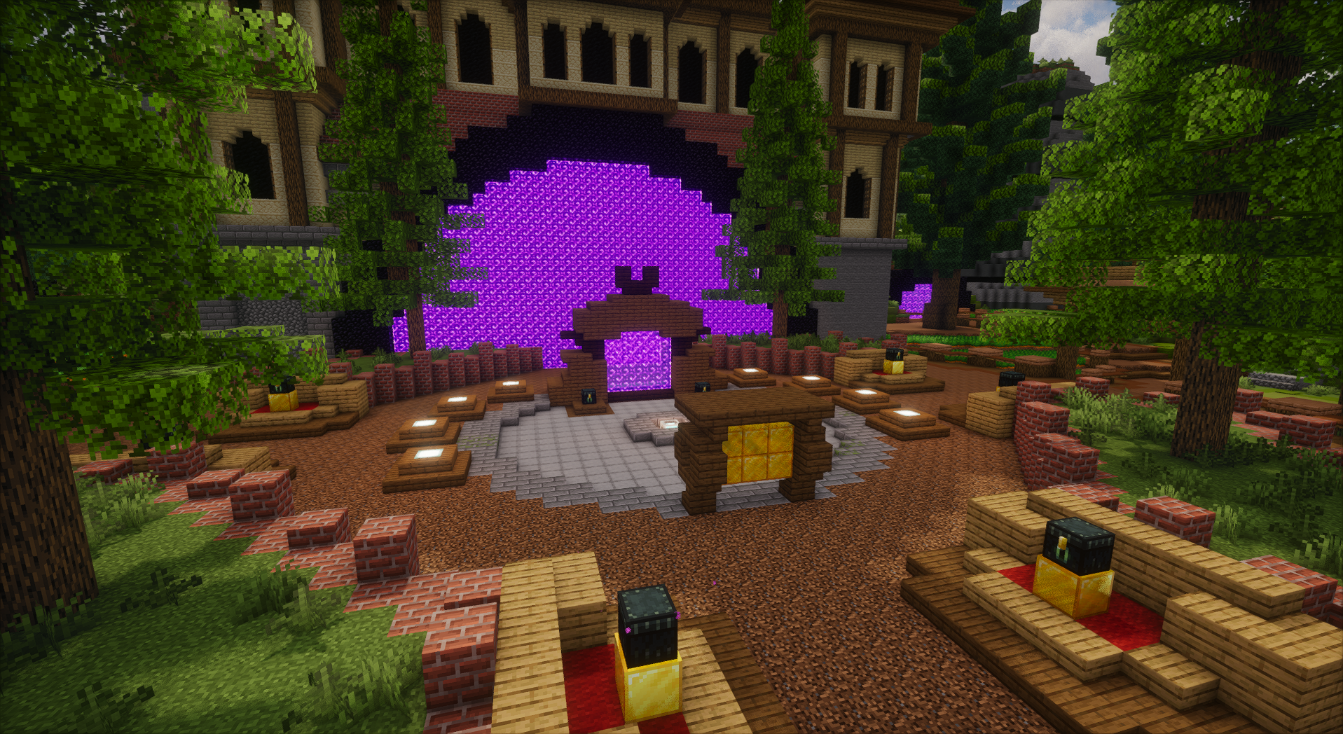 FREE Pinewood Keep Spawn — Minecraft Build by OrioniX (3)