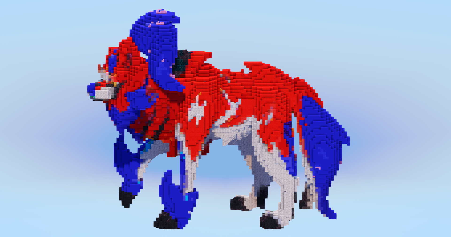 Zamazenta — Minecraft Build by LeonisBuilds