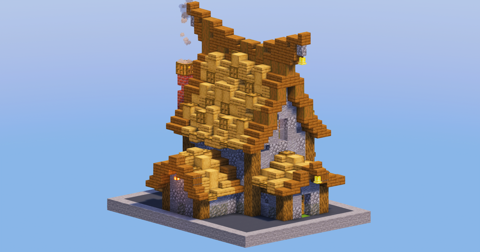 Oak Medieval House 7 — Minecraft Build by LeonisBuilds (2)