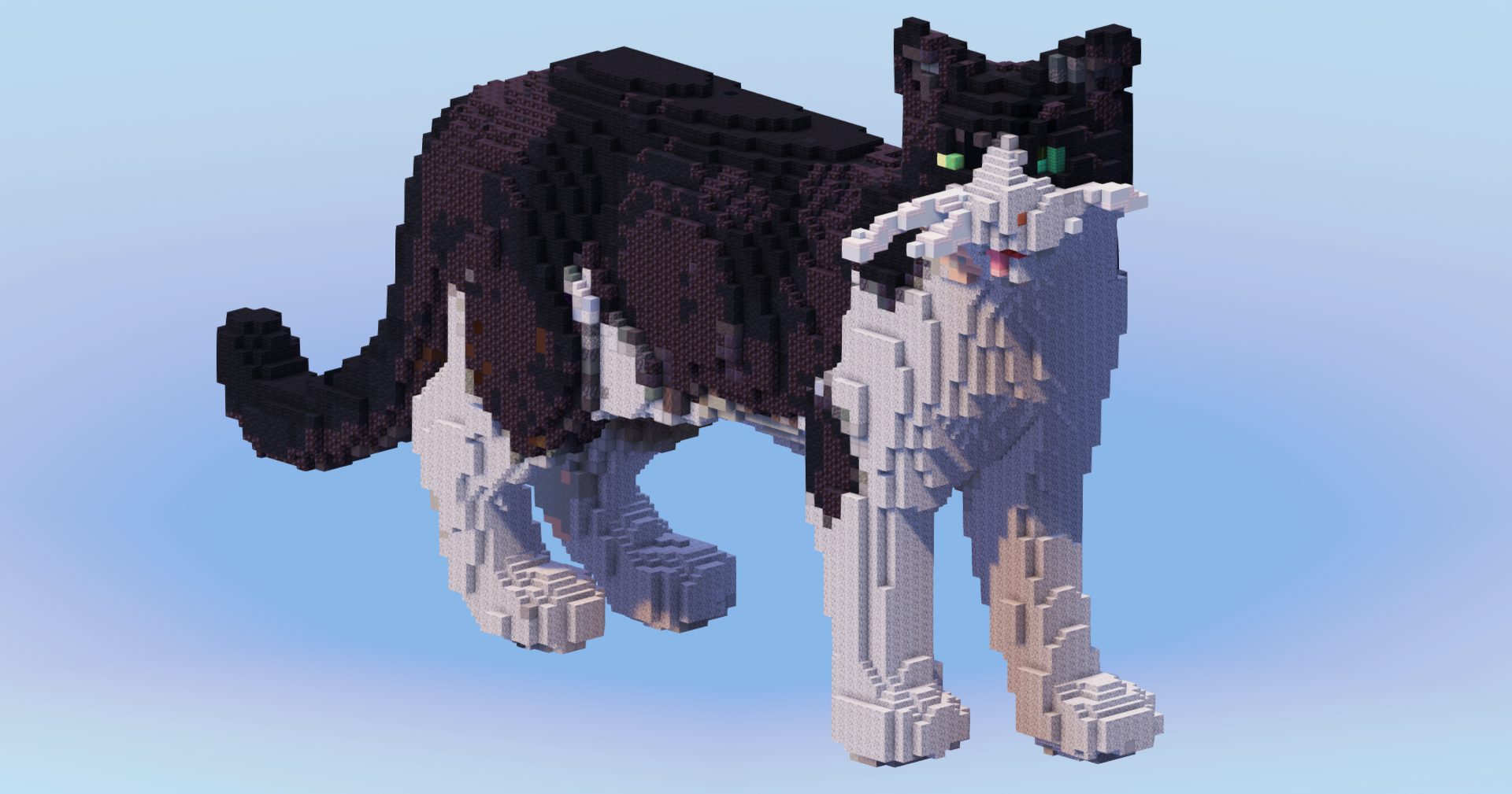 Tuxedo Cat — Minecraft Build by LeonisBuilds (2)