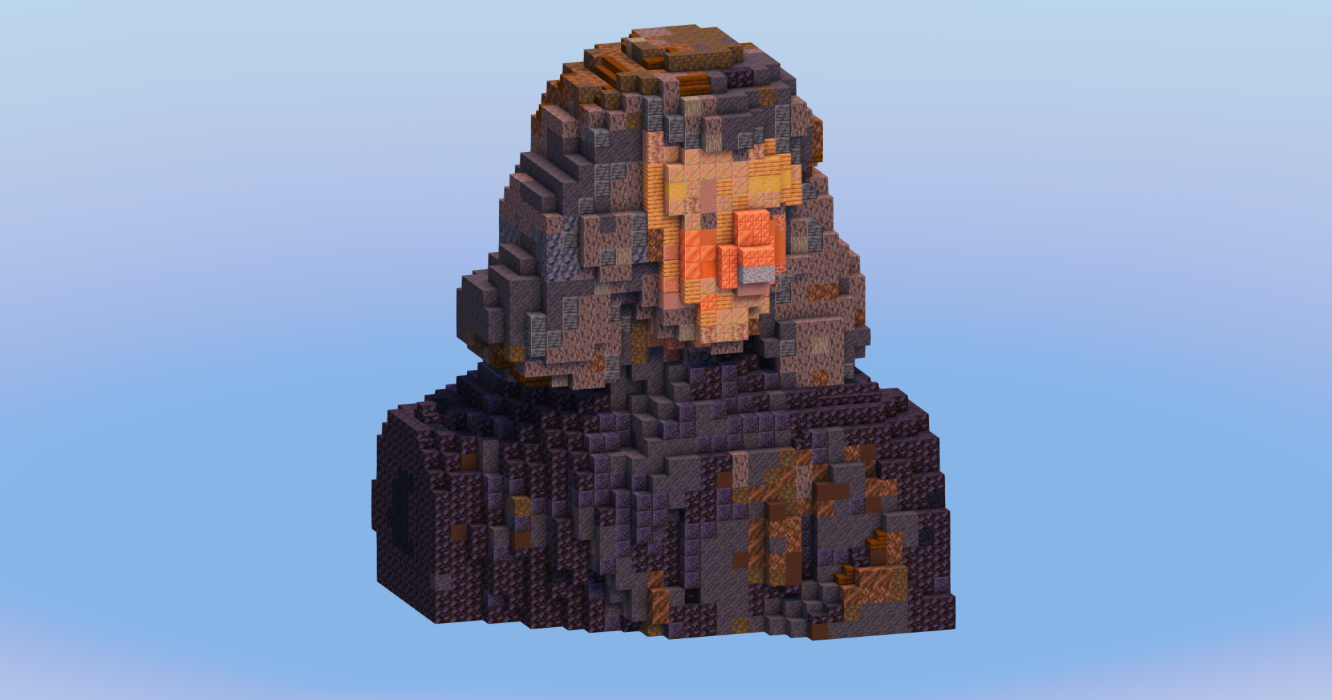 Isaac Newton Bust — Minecraft Build by LeonisBuilds (2)