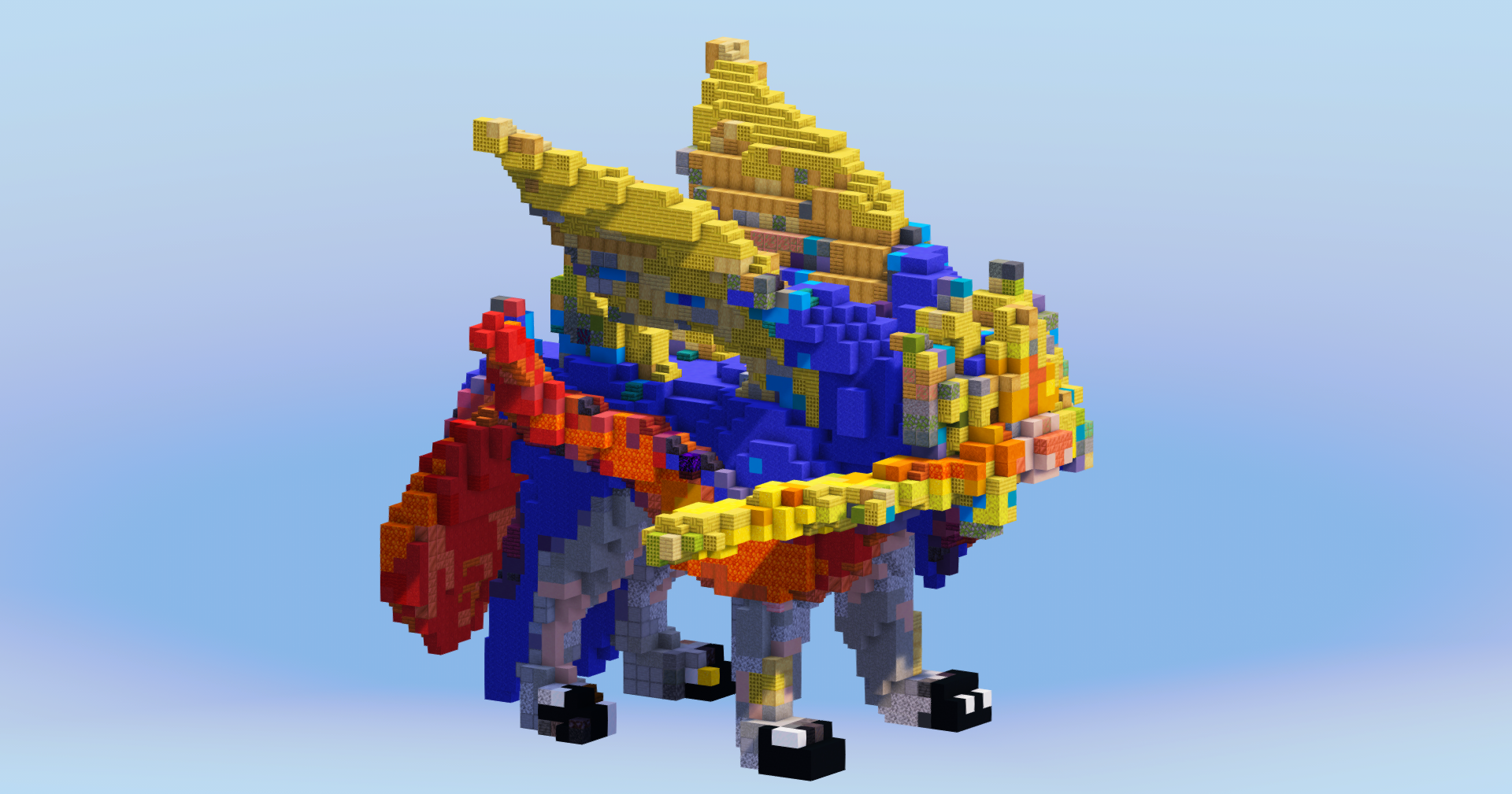 Zacian Crowned from Pokemon — Minecraft Build by LeonisBuilds (2)