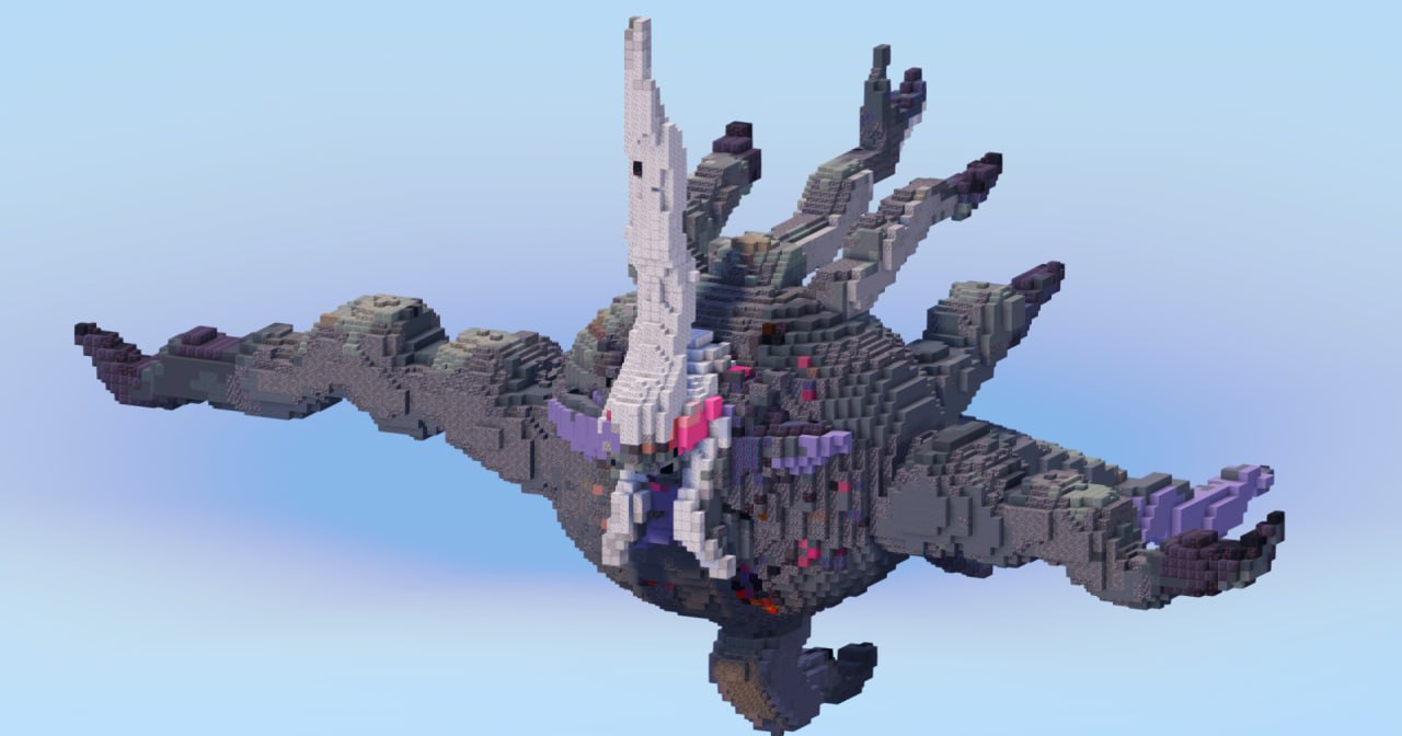 Mega Darkrai — Minecraft Build by LeonisBuilds