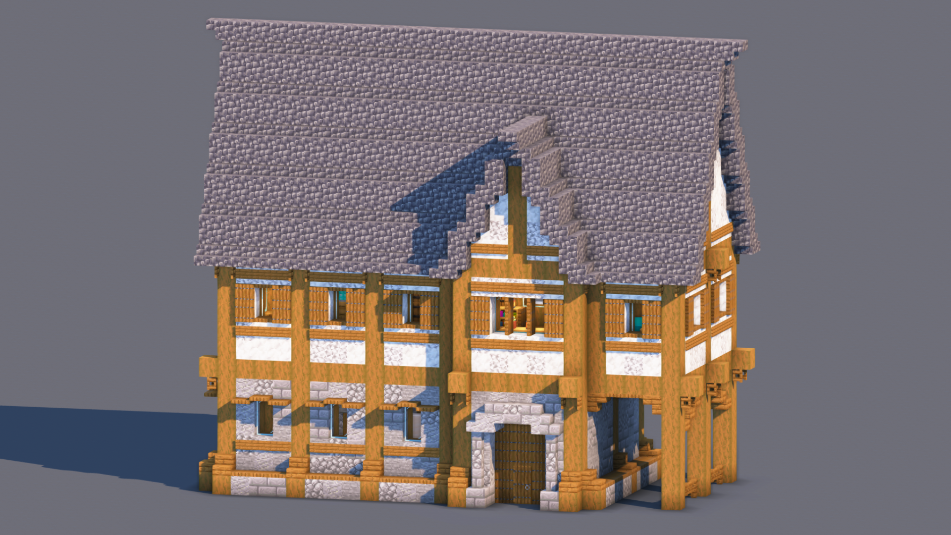 Medieval House – Fully Decorated Interior | Download — Minecraft Build by RaekonBuilds