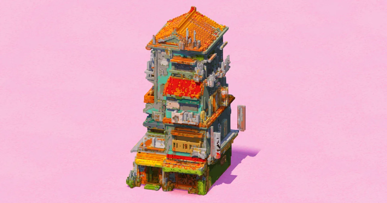 Teal Apartment Shophouse — Minecraft Build by EasternRealms