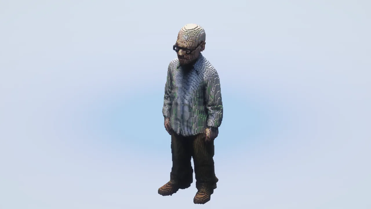 Walter White from Breaking Bad — Minecraft Build by LeonisBuilds