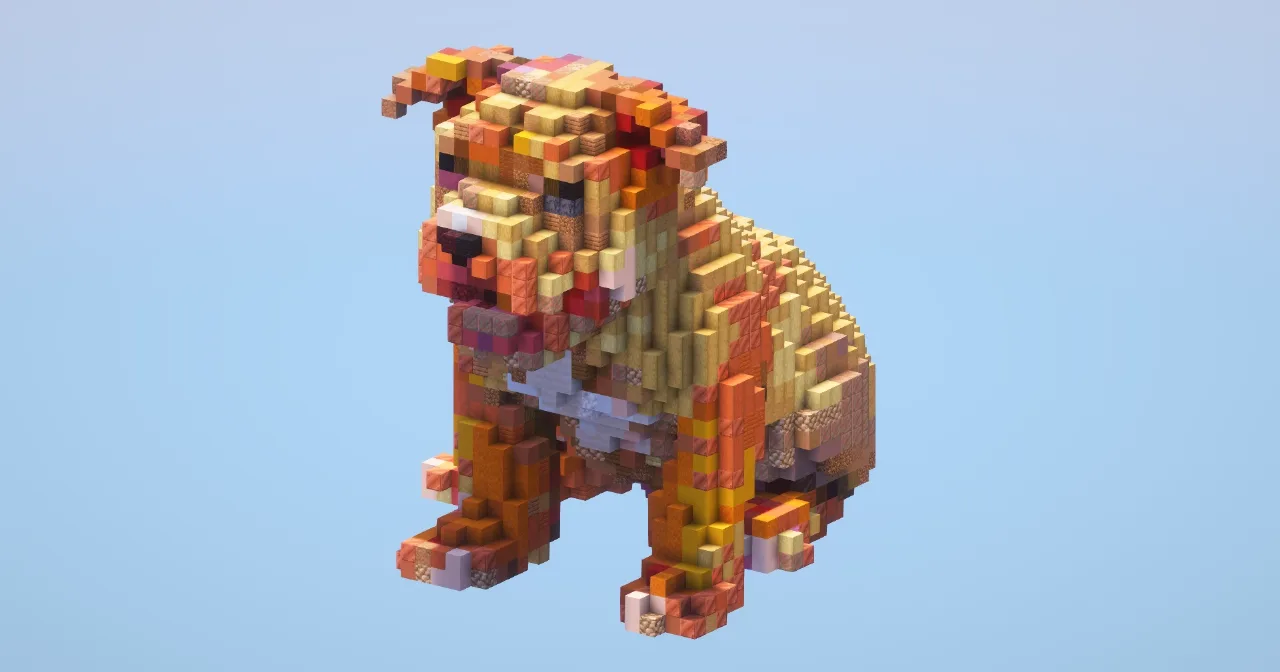 Pitbull small‎ — Minecraft Build by LeonisBuilds
