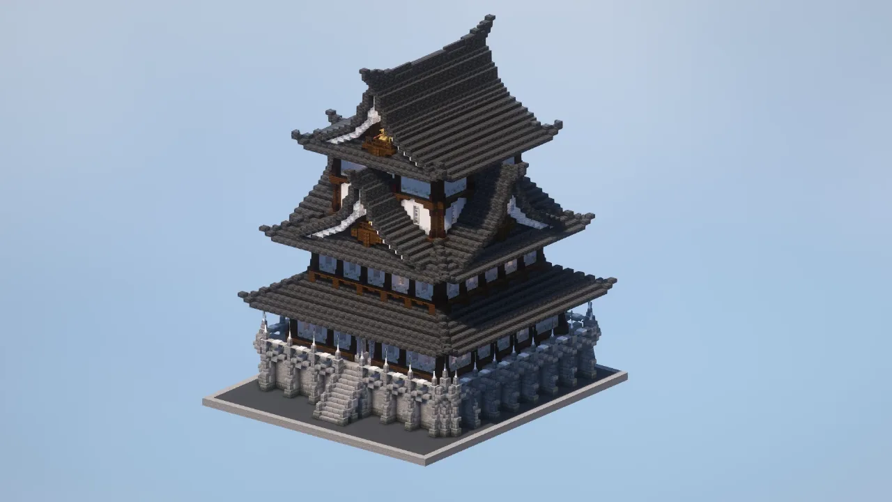 Japanese Castle — Minecraft Build by LeonisBuilds