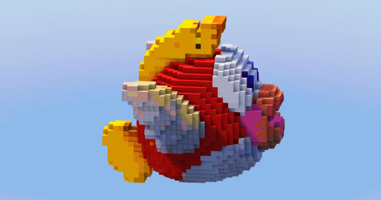 Cheep Cheep from Super Mario — Minecraft Build by LeonisBuilds