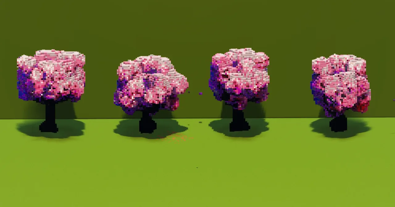 Cherry Trees Pack — Minecraft Build by VerdantBuilds