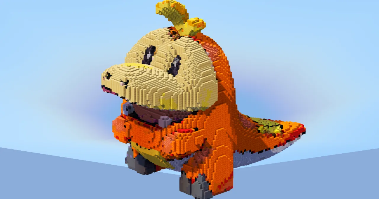 Fuecoco — Minecraft Build by LeonisBuilds