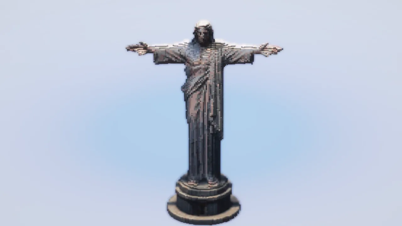 Christ the Redeemer — Minecraft Build by LeonisBuilds