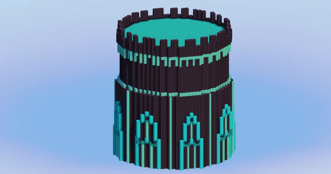 Dark Castle Large Section — Minecraft Build by LeonisBuilds