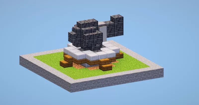 Clash of Clans Cannon Level 6 — Minecraft Build by LeonisBuilds