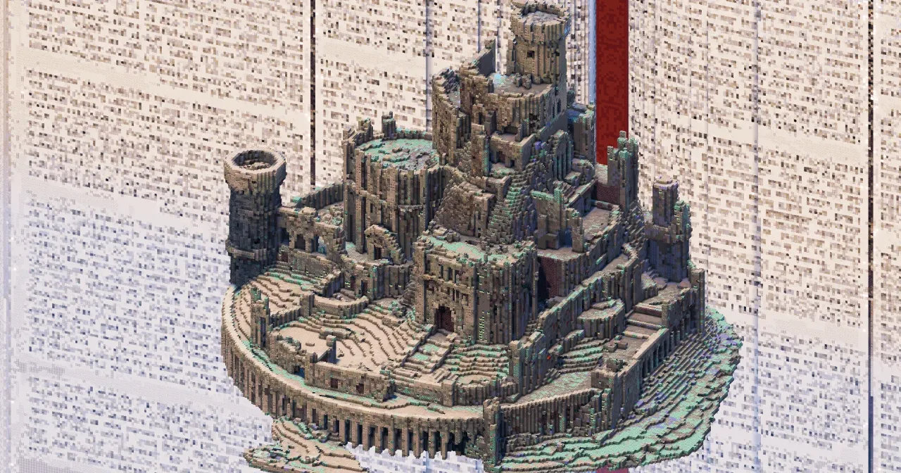 Rounded Medieval Castle — Minecraft Build by TheBibleOfBuilding