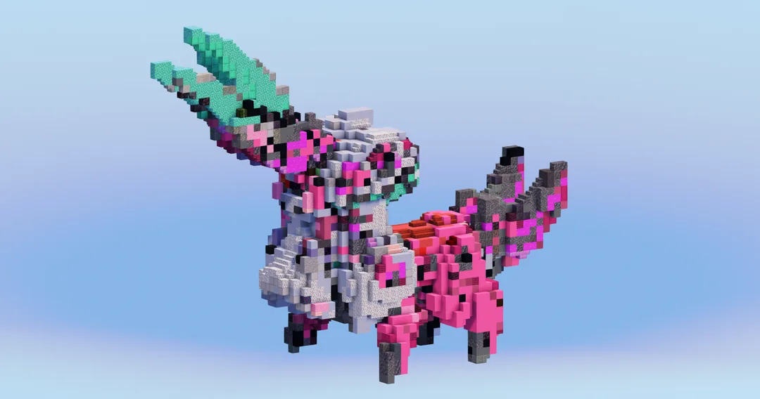 Mega Scolipede from Pokemon — Minecraft Build by LeonisBuilds