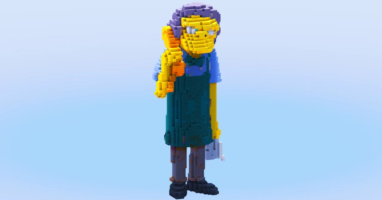 Moe Szyslak — Minecraft Build by LeonisBuilds