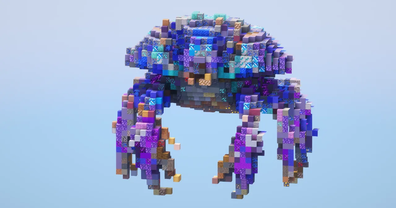 Blue Crab‎ — Minecraft Build by LeonisBuilds