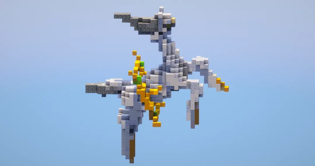 Arceus from Pokemon — Minecraft Build by LeonisBuilds