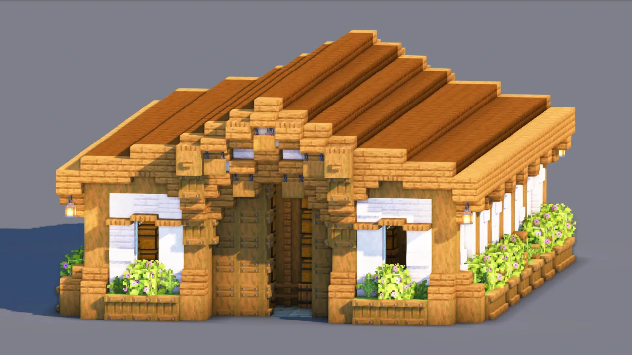 Rustic Storage Barn | Fully Furnished Interior — Minecraft Build by RaekonBuilds