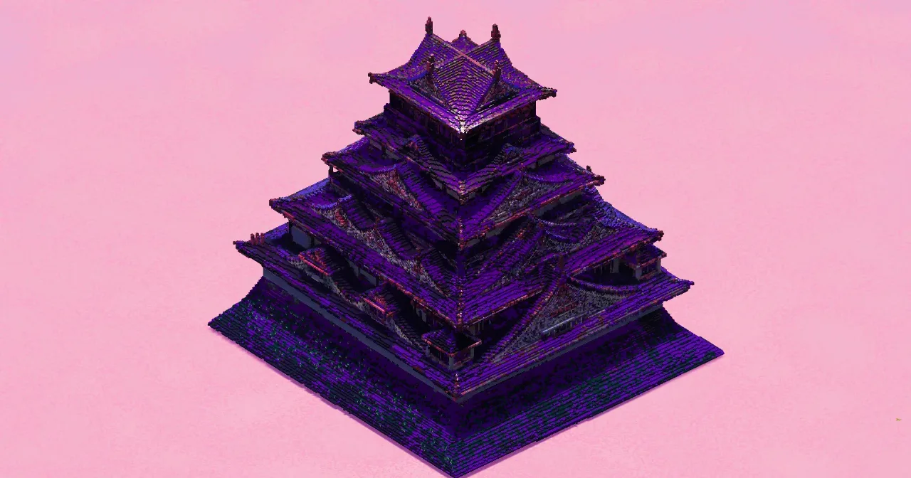 Fantasy Japanese Castle — Minecraft Build by EasternRealms