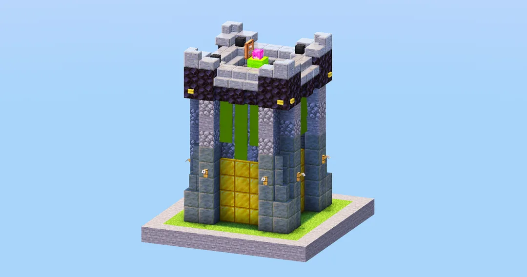 Clash of Clans Archer Tower Level 15 — Minecraft Build by LeonisBuilds