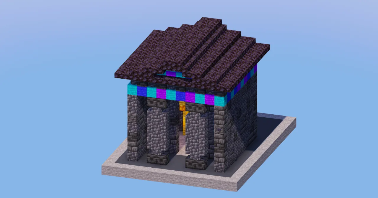 Dark Greek Temple — Minecraft Build by LeonisBuilds