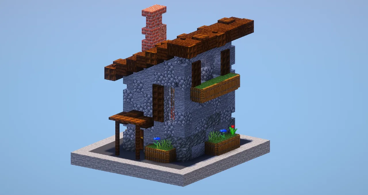 Starter Cabin — Minecraft Build by LeonisBuilds