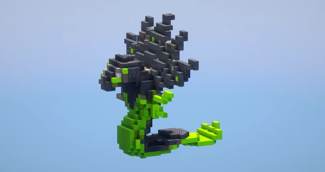 Zygarde from Pokemon — Minecraft Build by LeonisBuilds