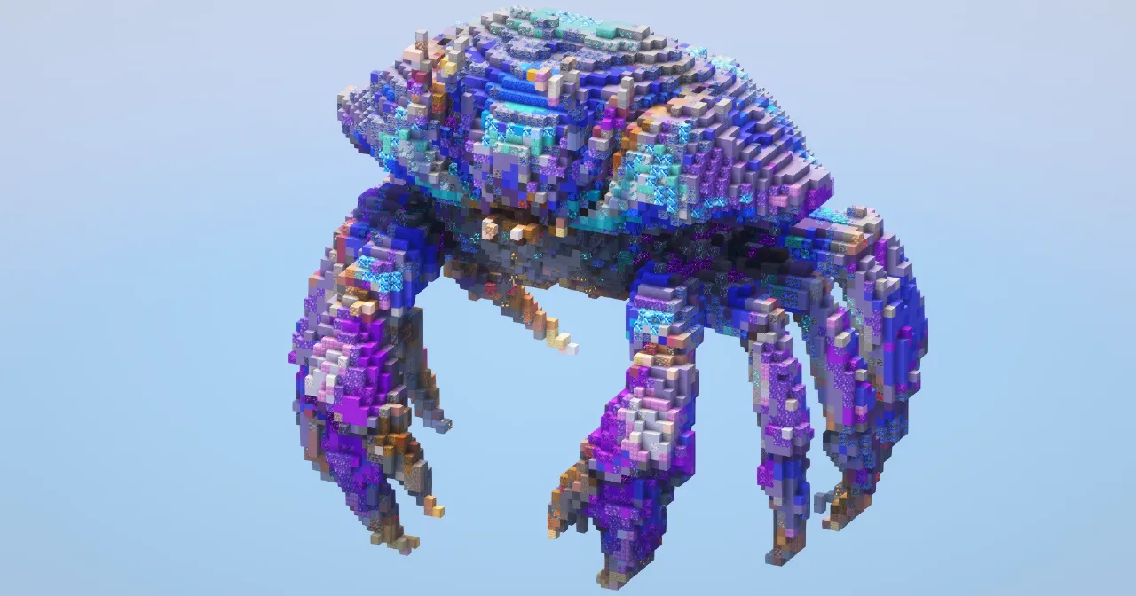 Maryland Blue Crab‎ — Minecraft Build by LeonisBuilds