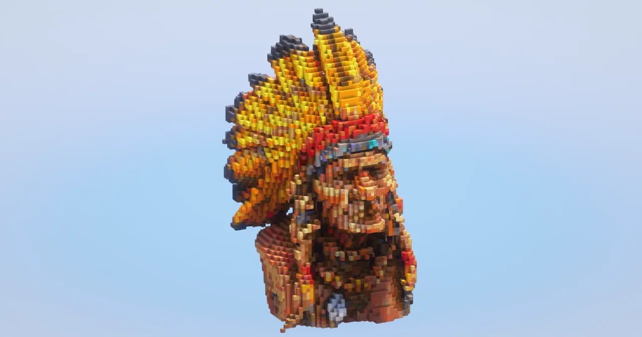 Native American‎ — Minecraft Build by LeonisBuilds