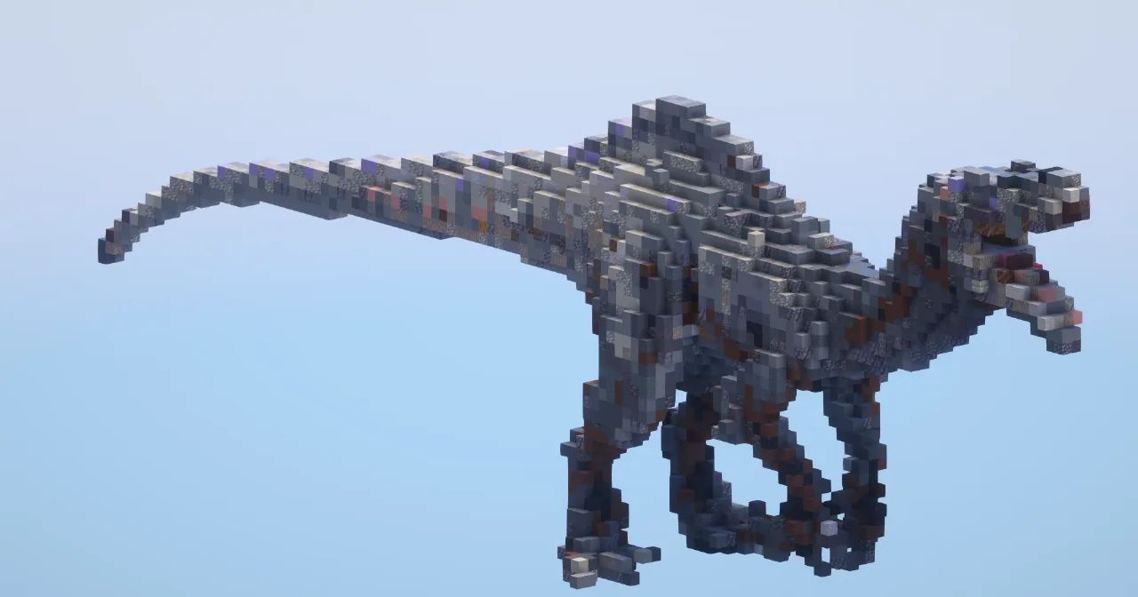 Spinosaurus‎ — Minecraft Build by LeonisBuilds