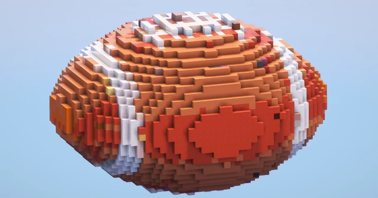 Football — Minecraft Build by LeonisBuilds