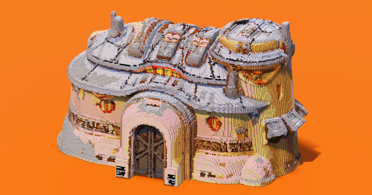 Scifi Desert Dome House — Minecraft Build by StarWarsCreations