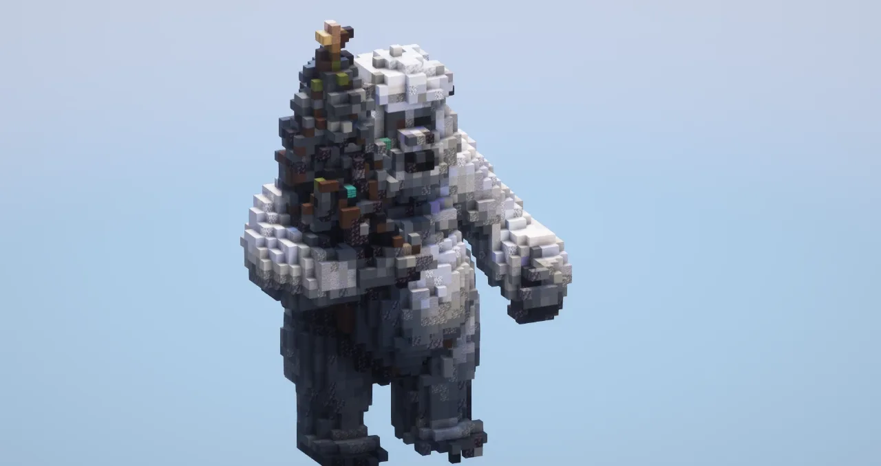 Yeti Small — Minecraft Build by LeonisBuilds