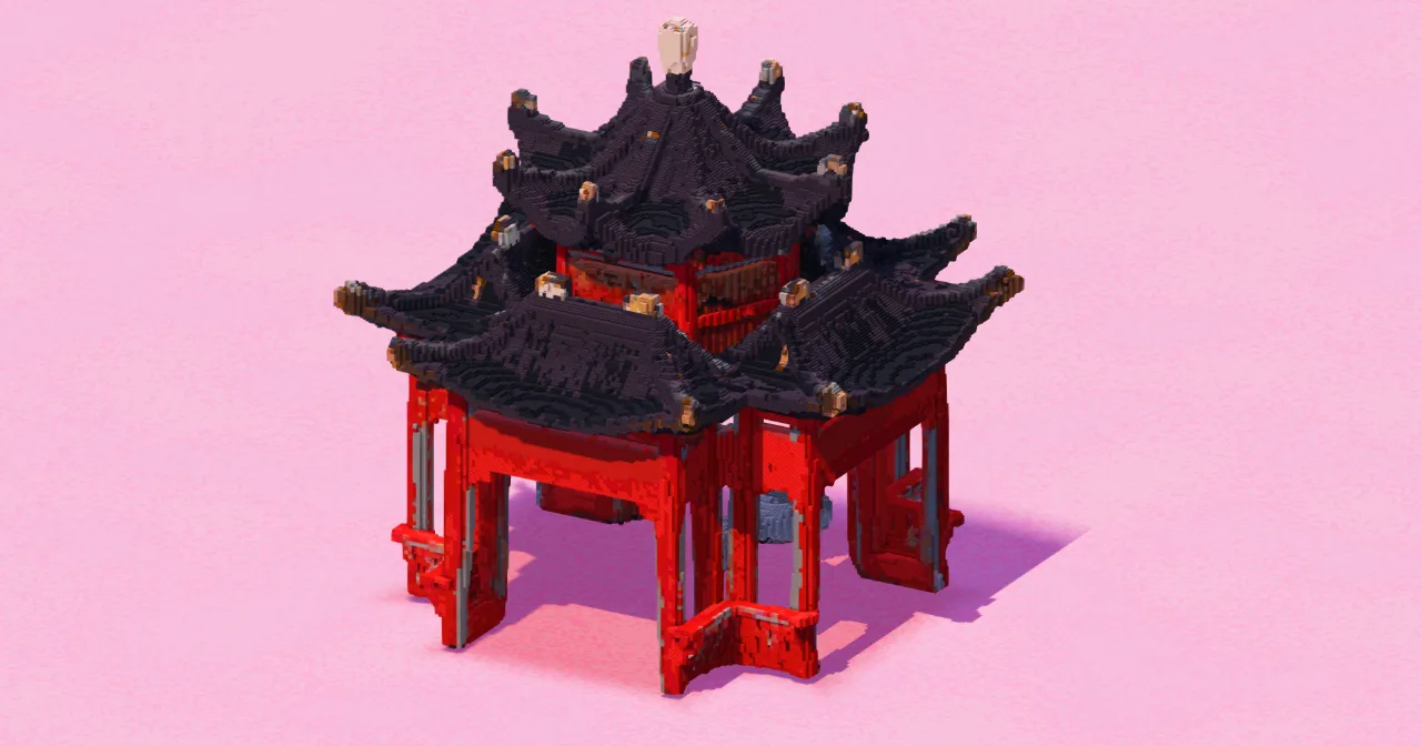 Chinese Double Pavilion — Minecraft Build by EasternRealms