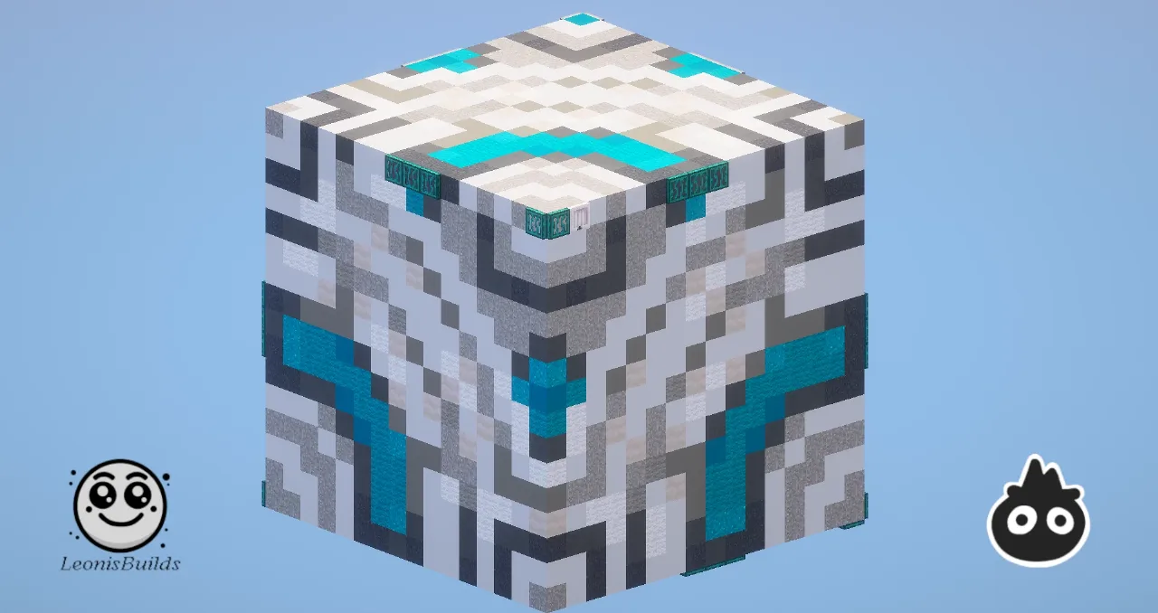Light Gray Glazed Terracotta (Collab) — Minecraft Build by LeonisBuilds