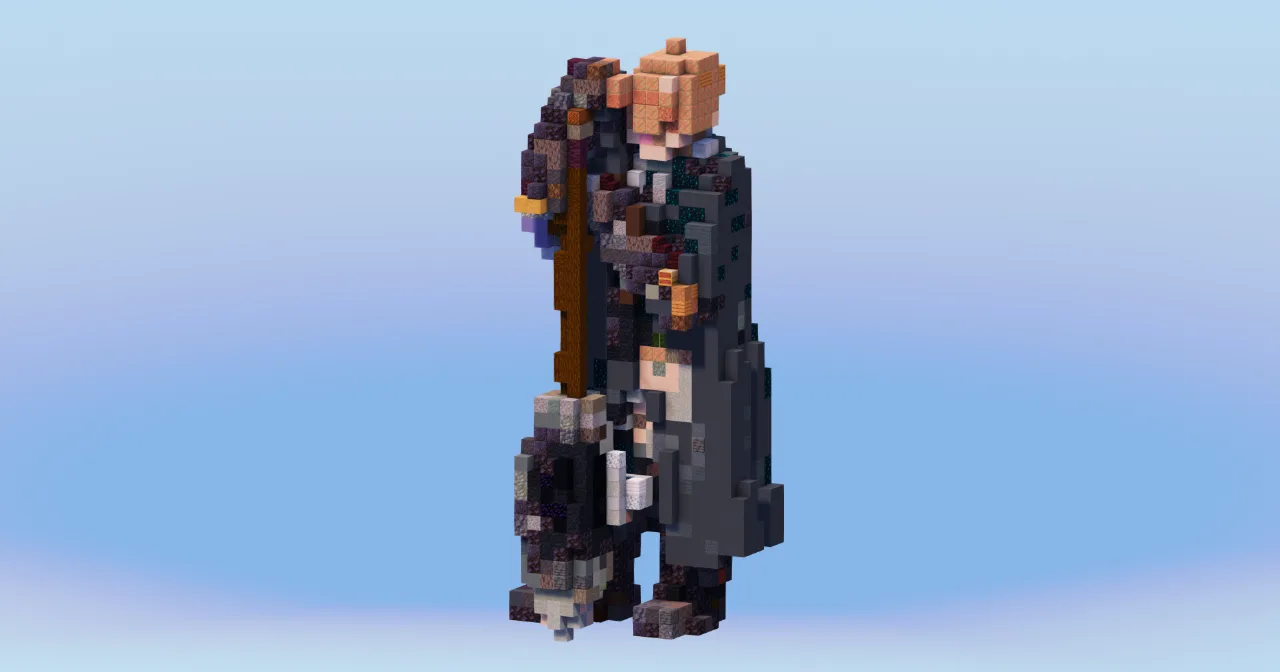 Draco Malfoy from Harry Potter — Minecraft Build by LeonisBuilds