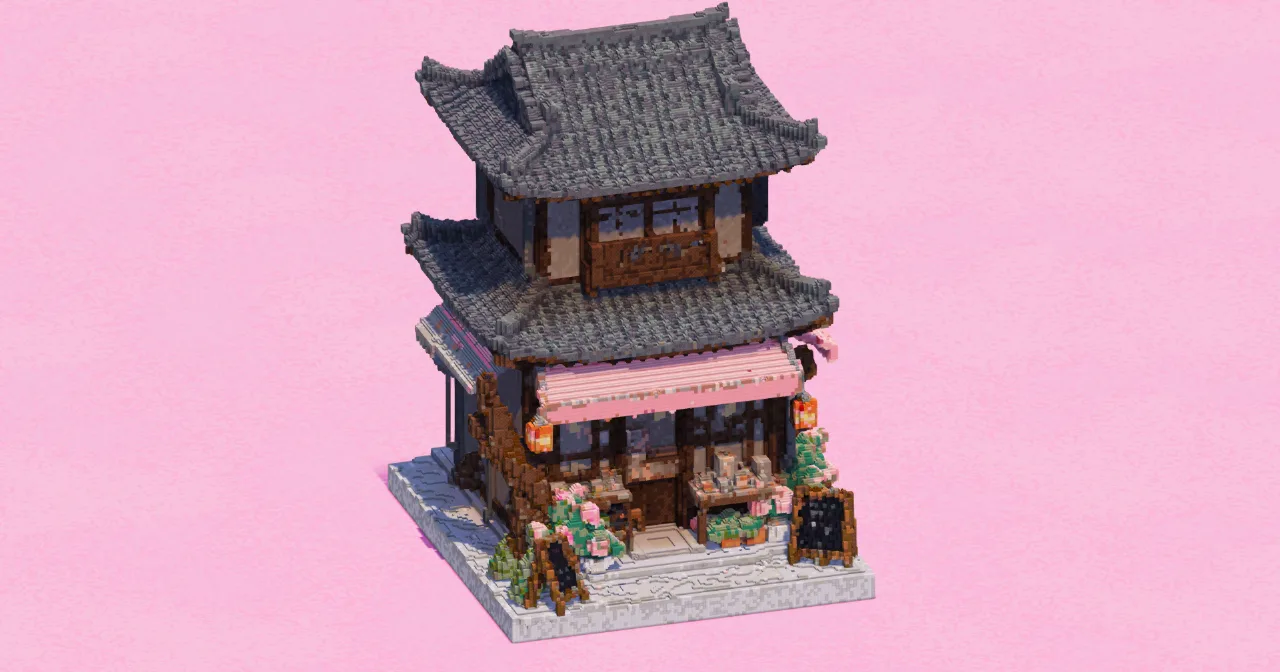 Sakura Tea Shop — Minecraft Build by EasternRealms