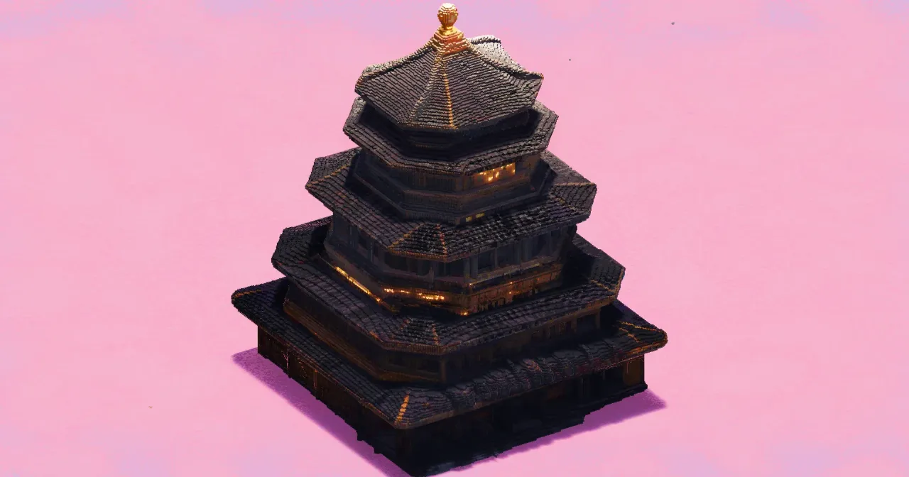 Modern Pagoda — Minecraft Build by EasternRealms