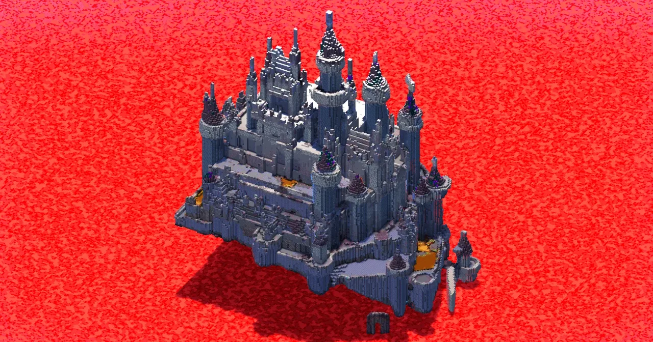 Mountain Castle — Minecraft Build by ImpossibleBuilds