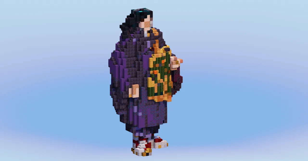 Suguru Geto from Jujutsu Kaizen — Minecraft Build by LeonisBuilds