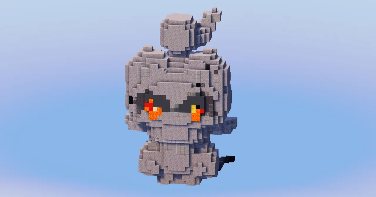 Marshadow from Pokemon — Minecraft Build by LeonisBuilds