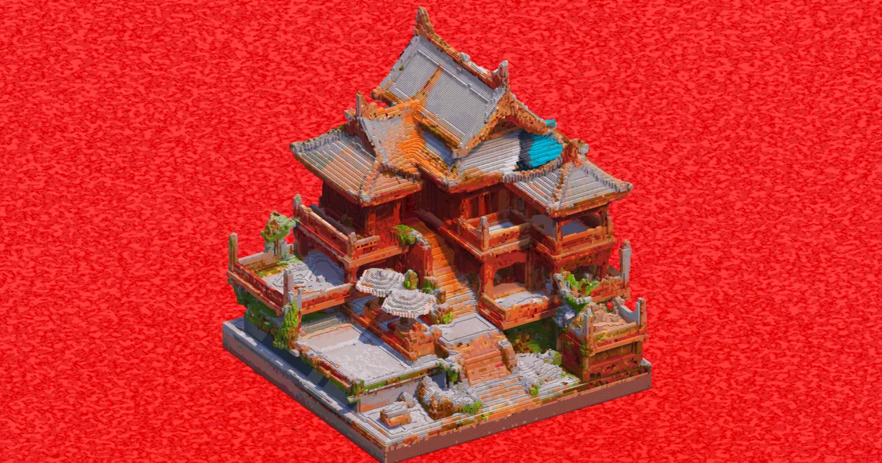 Balinese Villa Pool — Minecraft Build by ImpossibleBuilds