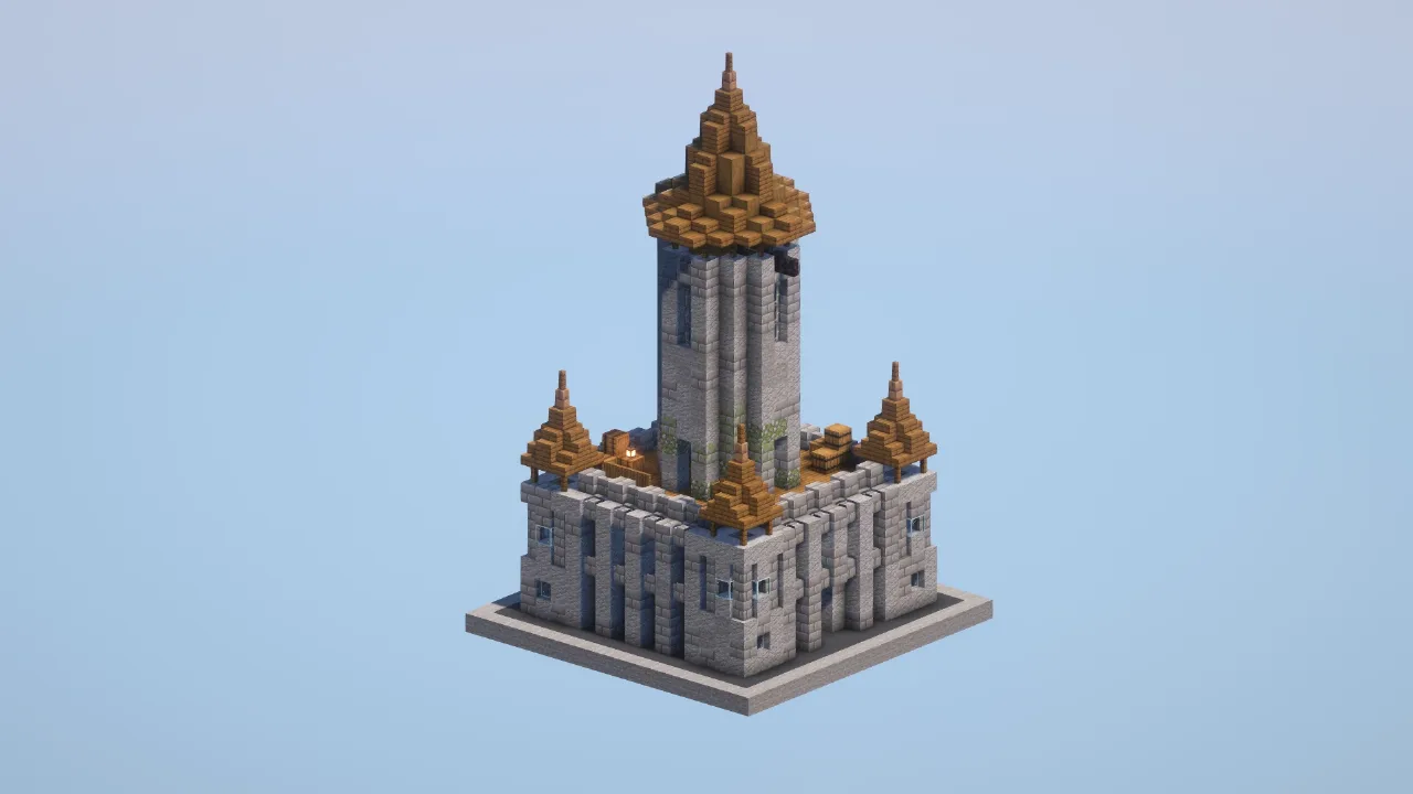 Medieval Small Fortress — Minecraft Build by LeonisBuilds